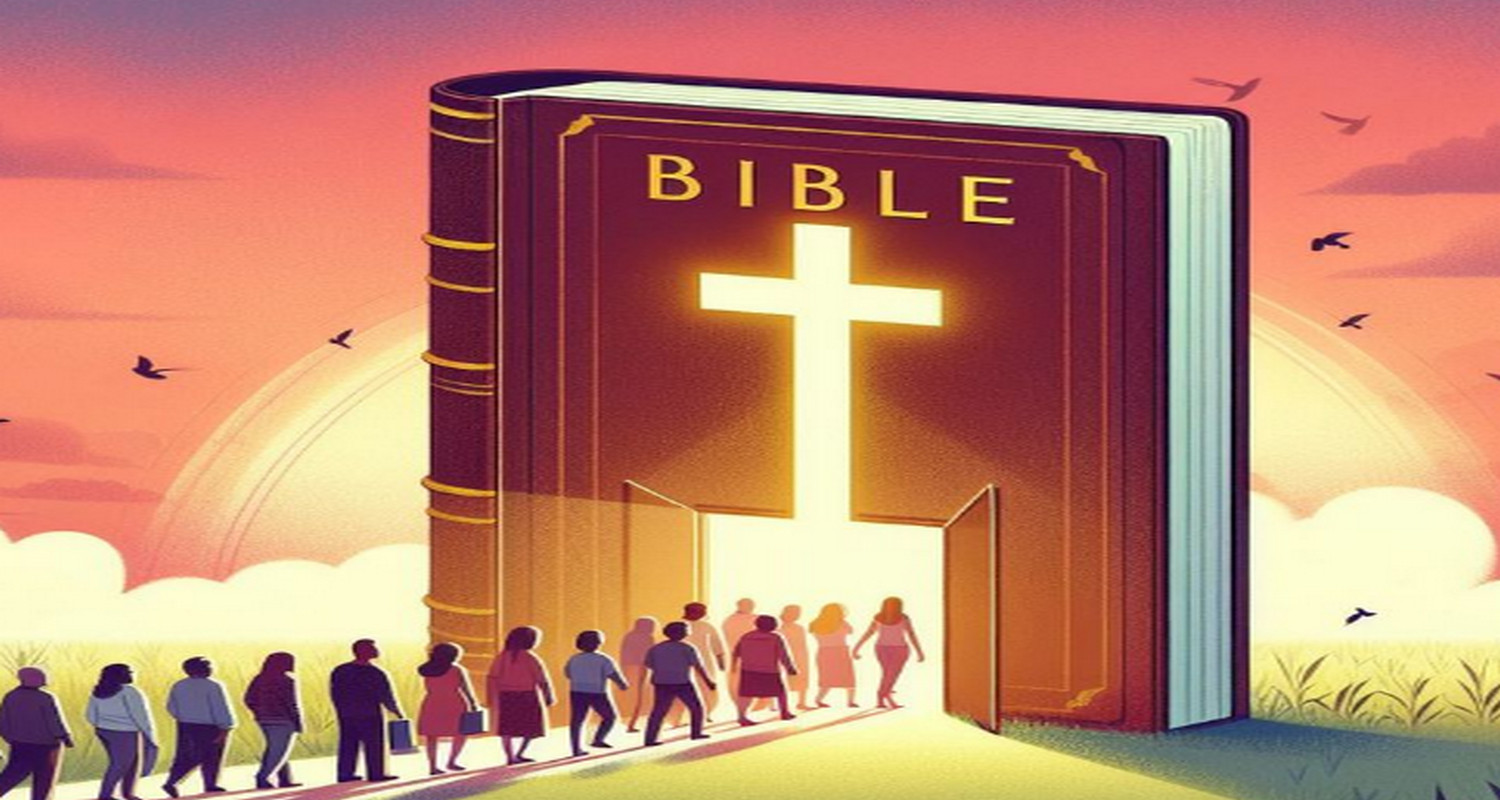 我就是门。凡从我进来的，必然得救，并且出入得草吃。”（约翰福音 10:9）